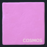 Dessous-de-verre En Pierre Nom de couleur pourpre cosmos<br><div class="desc">Nom de couleur pourpre cosmos</div>