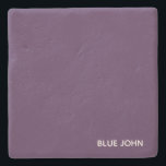 Dessous-de-verre En Pierre Nom de la couleur violette de Blue John<br><div class="desc">Nom de la couleur violette de Blue John</div>
