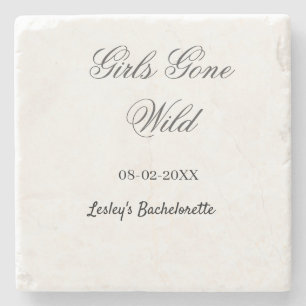 Dessous-de-verre En Pierre Nom de la fête de bachelorette Girls Gone Wild dat