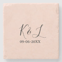 nom du couple de mariage lettre date fond pastel r