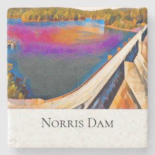 Dessous-de-verre En Pierre Norris Dam Stone Coaster