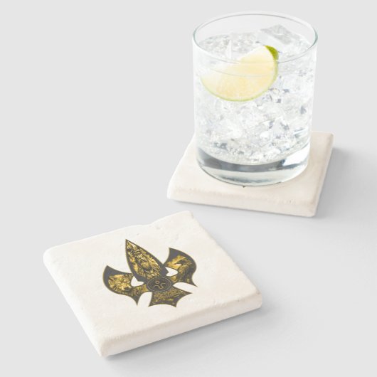 Dessous-de-verre En Pierre Norse Spear (Côté)