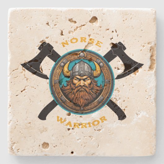 Dessous-de-verre En Pierre Norse Warrior (Devant)