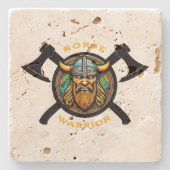 Dessous-de-verre En Pierre Norse Warrior (Devant)