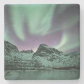 Dessous-de-verre En Pierre Northern Lights Nature Photo (Devant)