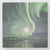 Dessous-de-verre En Pierre Northern Lights Norvège (Devant)