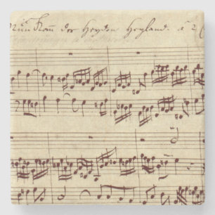 Dessous-de-verre En Pierre Notes de musique ancienne - Feuille de musique Bac