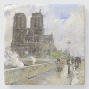 Dessous-de-verre En Pierre Notre Dame Cathedral (Paris, France) (Vintage Art)