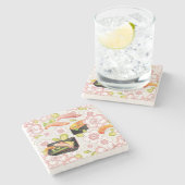 Dessous-de-verre En Pierre Nourriture japonaise : Sushi Motif 2 (Côté)