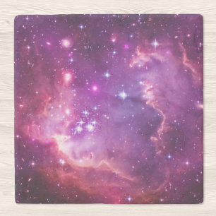 Dessous-de-verre En Pierre Nuage de Magellan petit teinté de violet vibrant