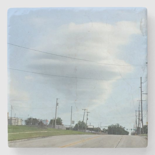 Dessous-de-verre En Pierre Nuage tordu (Devant)
