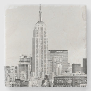 Dessous-de-verre En Pierre NYC Skyline IV