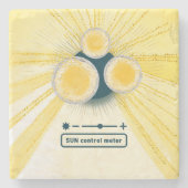 Dessous-de-verre En Pierre objet_3_sun control meter (Devant)