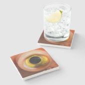 Dessous-de-verre En Pierre Oeil de sébaste (Côté)