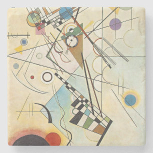 Dessous-de-verre En Pierre OEuvre d'expressionniste abstraite moderne de Kand