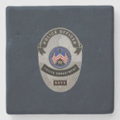 Dessous-de-verre En Pierre Officier de police (Devant)