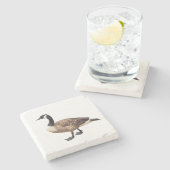 Dessous-de-verre En Pierre Oie (Côté)