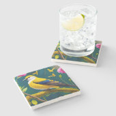Dessous-de-verre En Pierre Oiseau doré (Côté)