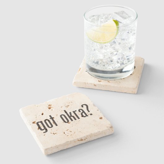 Dessous-de-verre En Pierre okra (Côté)