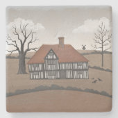 Dessous-de-verre En Pierre Old Crow Manor (Devant)