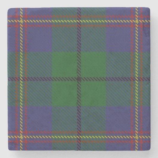 Dessous-de-verre En Pierre Old Scots Tavern Clan Carmichael Tartan (Devant)