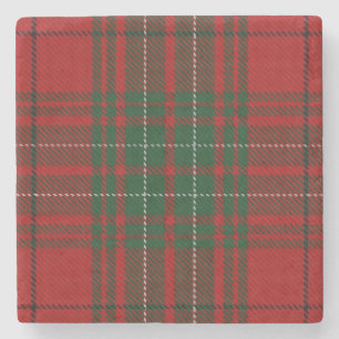 Dessous-de-verre En Pierre Old Scots Tavern Clan Cumul Red Green Tartan