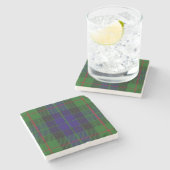 Dessous-de-verre En Pierre Old Scots Tavern Clan Gunn Tartan (Côté)