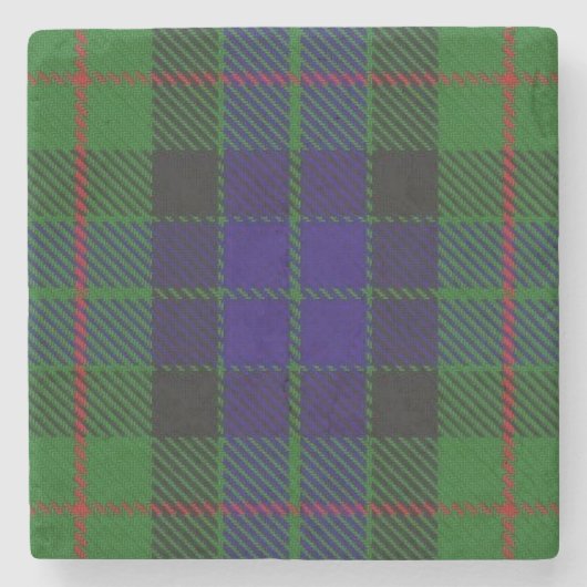 Dessous-de-verre En Pierre Old Scots Tavern Clan Gunn Tartan (Devant)