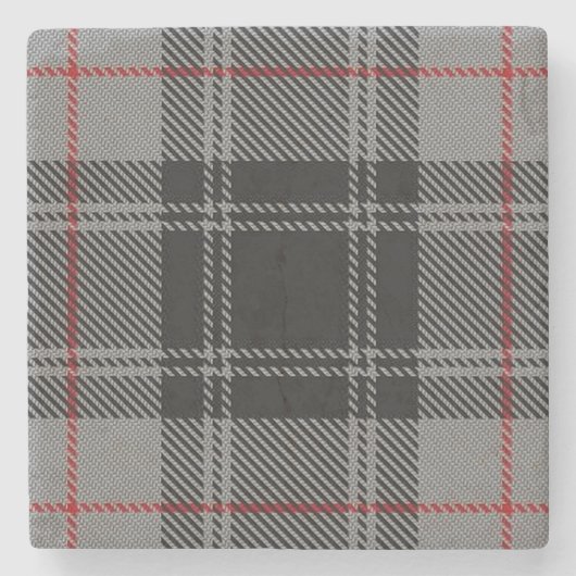 Dessous-de-verre En Pierre Old Scots Tavern Clan Moffat Tartan (Devant)