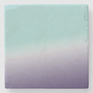 Dessous-de-verre En Pierre Ombre pourpre bleu