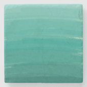 Dessous-de-verre En Pierre Ombre verte (Devant)