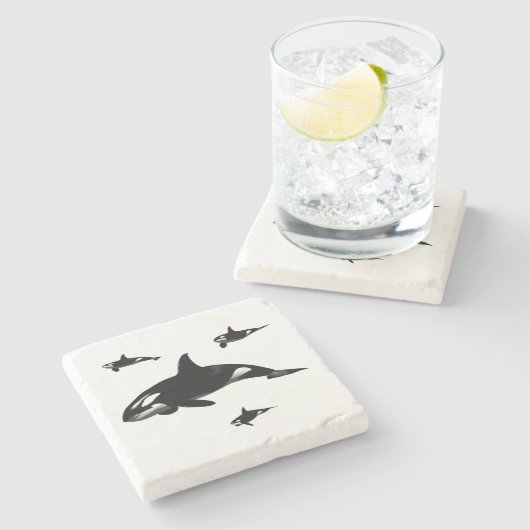 Dessous-de-verre En Pierre Orca (Côté)
