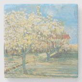 Dessous-de-verre En Pierre Orchard en fleurs | Vincent van Gogh (Devant)