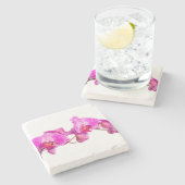 Dessous-de-verre En Pierre Orchidée (Côté)