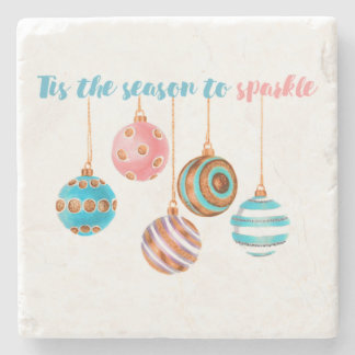 Dessous-de-verre En Pierre Ornements d'arbre de Noël 26