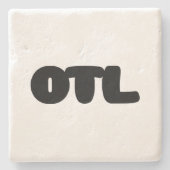 Dessous-de-verre En Pierre OTL Emoticon ~ Élang coréen (Devant)