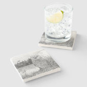Dessous-de-verre En Pierre Otter (Côté)