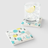 Dessous-de-verre En Pierre Ours polaire (Côté)