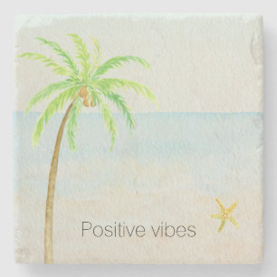 Dessous-de-verre En Pierre Palm tropical Ocean Beach