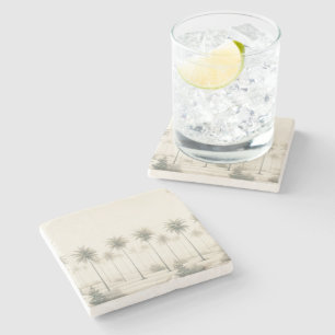 Dessous-de-verre En Pierre Palmier à Miami