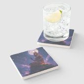 Dessous-de-verre En Pierre Pancer Jagat (Center of the Universe/World) (Côté)