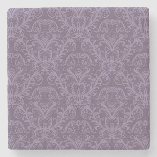 Dessous-de-verre En Pierre Papier peint violet luxueux (Devant)