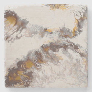 Dessous-de-verre En Pierre Papillon - acryl abstrait