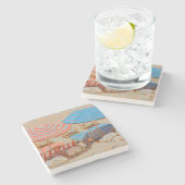 Dessous-de-verre En Pierre Parapluie 2 (Côté)