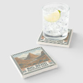 Dessous-de-verre En Pierre Parc national Big Bend (Côté)