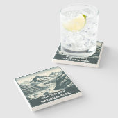 Dessous-de-verre En Pierre Parc national de Glacier Bay (Côté)