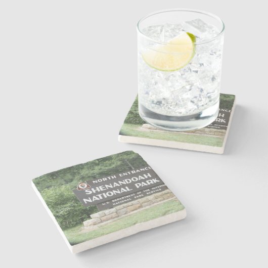 Dessous-de-verre En Pierre Parc national de Shenandoah (Côté)