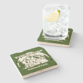 Dessous-de-verre En Pierre Parc national de Yellowstone (Côté)