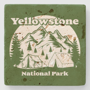 Dessous-de-verre En Pierre Parc national de Yellowstone