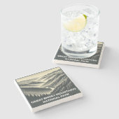 Dessous-de-verre En Pierre Parc national des Great Smoky Mountains (Côté)